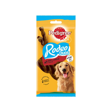 Pedigree Rodeo Duos Λιχουδιές σε Stick Σκύλου με Μοσχάρι και Τυρί 123gr 7τμχ