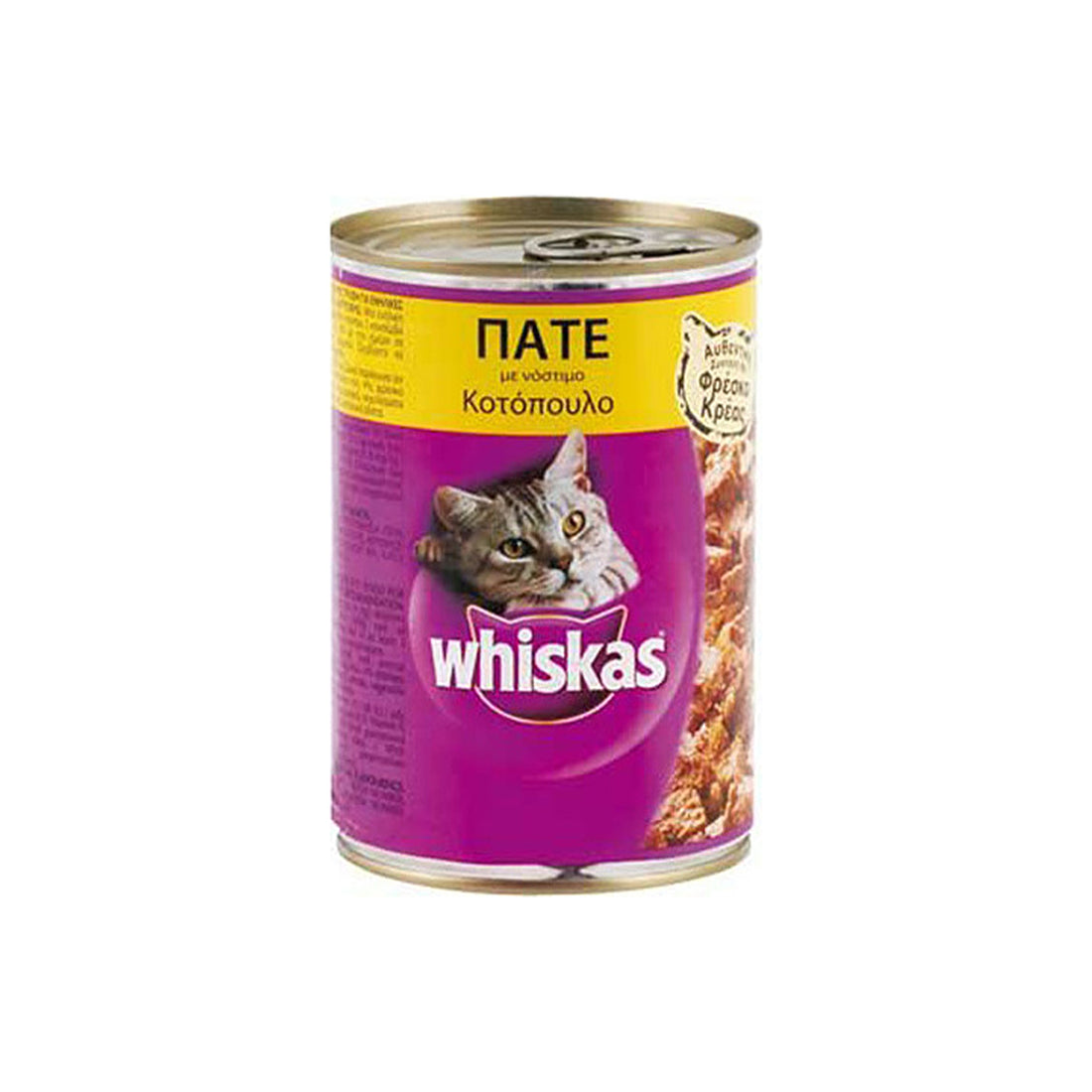 Whiskas Κονσέρβα Κοτόπουλο 400gr