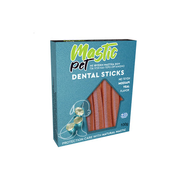 Mastic Pet Οδοντικό Stick Σκύλου κατά της Κακοσμίας με Μοσχάρι και Μαστίχα Χίου 100gr