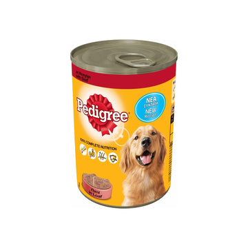 Pedigree Pate Υγρή Τροφή Σκύλου με Μοσχάρι σε Κονσέρβα 400γρ