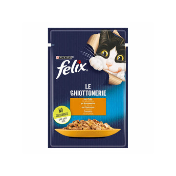 Purina Felix Le Chiottonerie Κοτόπουλο σε Ζελέ 85gr