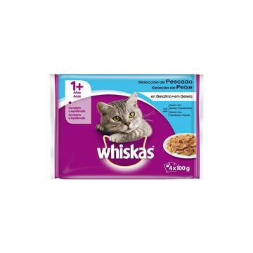 Whiskas 1+ Σολομός / Τόνος 100gr 4τμχ