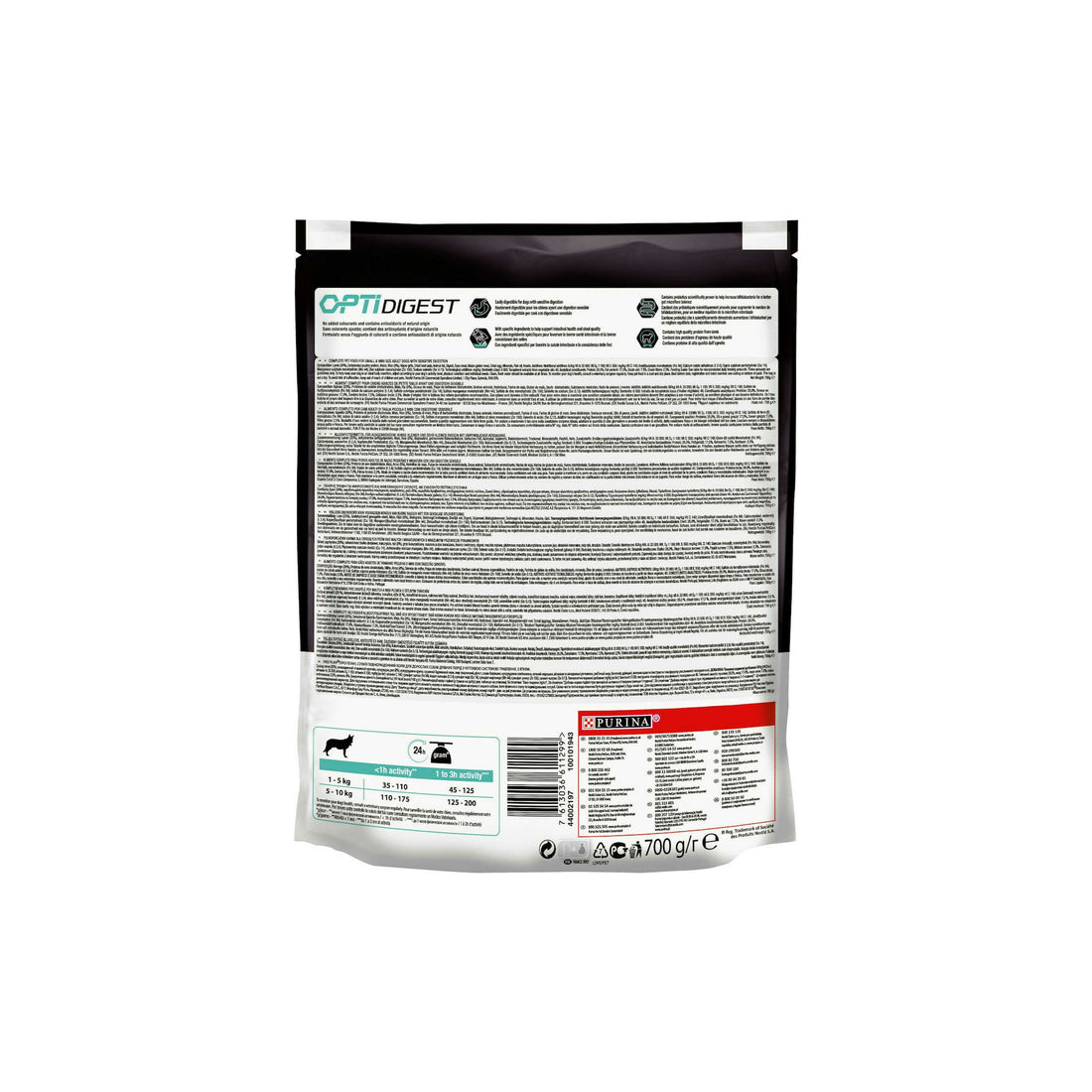 Purina Pro Plan Small & Mini Adult Sensitive Digestion 0.7kg Ξηρά Τροφή με Λίγα Σιτηρά για Ενήλικους Σκύλους Μικρόσωμων Φυλών με Αρνί