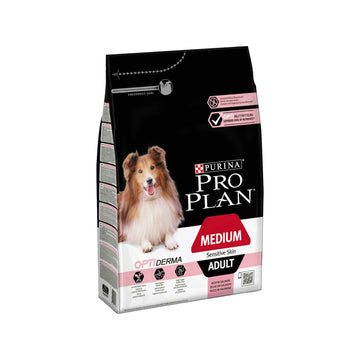 Purina Pro Plan OptiDerma Medium Adult 3kg Ξηρά Τροφή για Ενήλικους Σκύλους Μεσαίων Φυλών με Σολομό και Ρύζι
