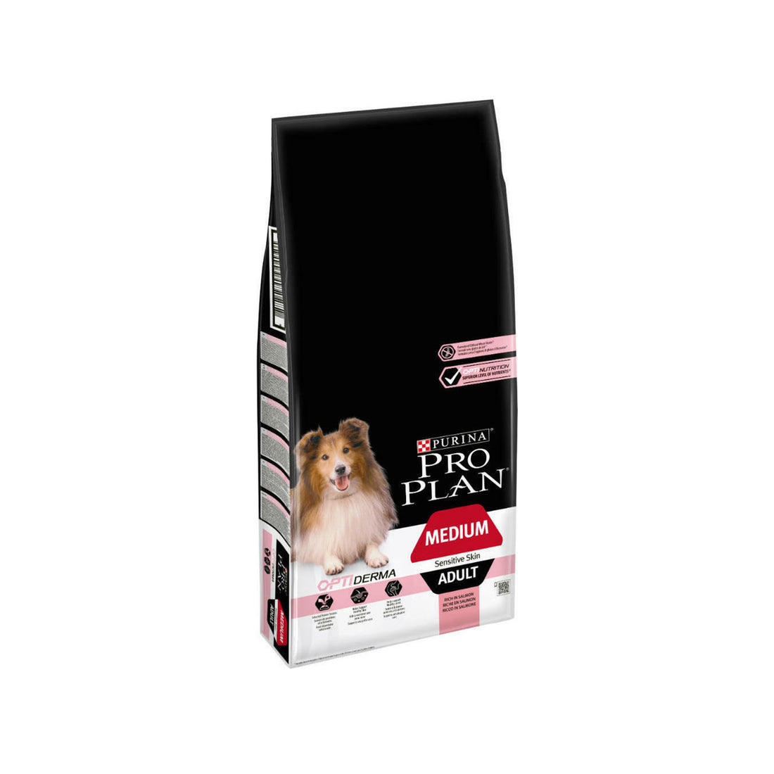 Purina Pro Plan OptiDerma Medium Adult 3kg Ξηρά Τροφή για Ενήλικους Σκύλους Μεσαίων Φυλών με Σολομό και Ρύζι