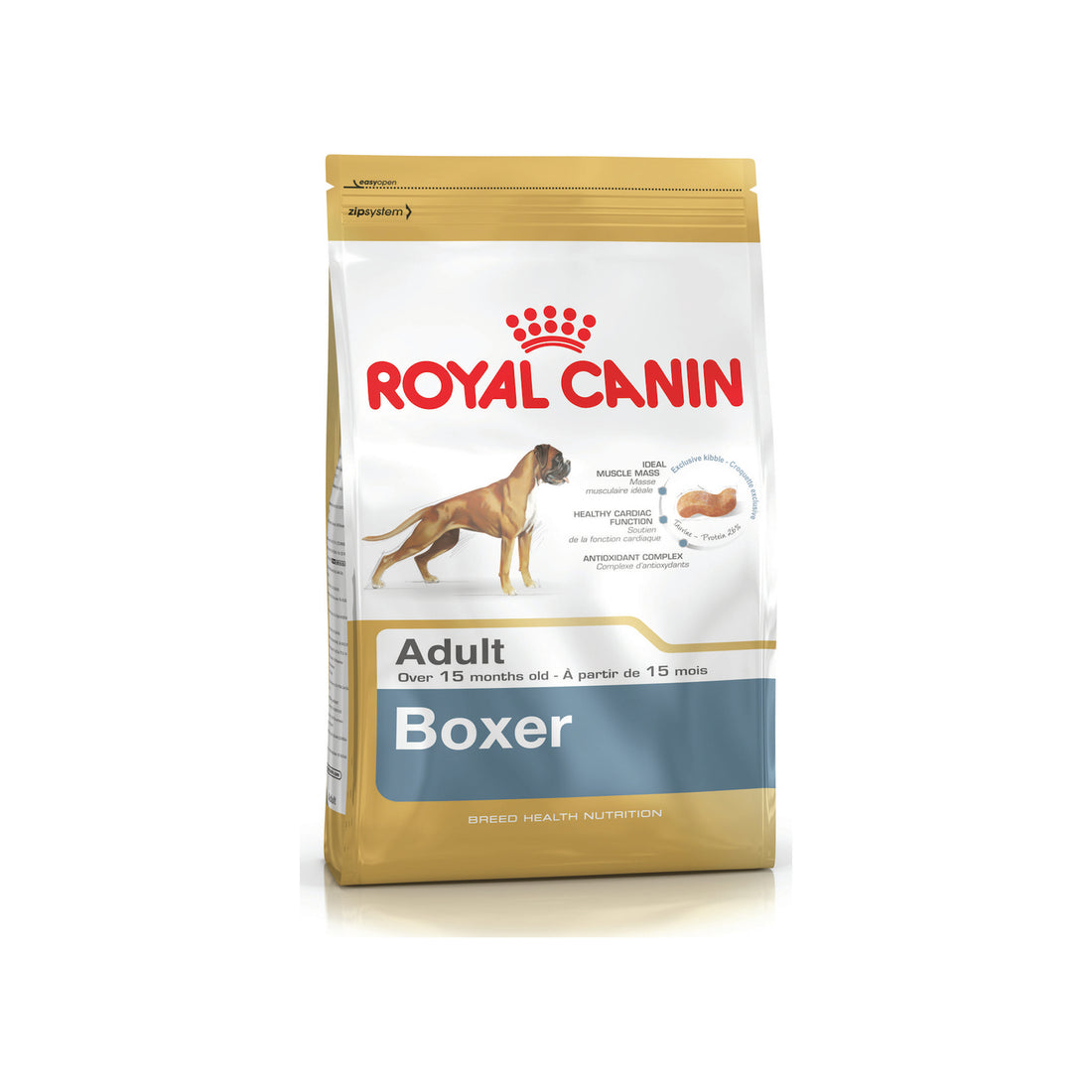 Royal Canin Adult Boxer 12kg Ξηρά Τροφή για Ενήλικους Σκύλους Μεσαίων Φυλών με Πουλερικά και Ρύζι