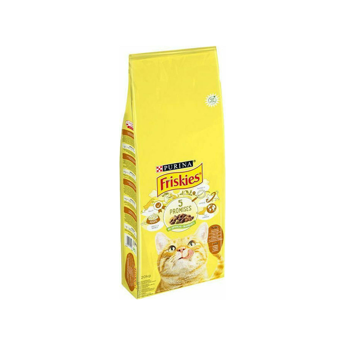 Purina Friskies Ξηρά Τροφή για Ενήλικες Γάτες με Κοτόπουλο / Γαλοπούλα / Ελιές 20kg
