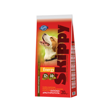 Skippy 20kg Ξηρά Τροφή για Ενήλικους Σκύλους με Κρέας