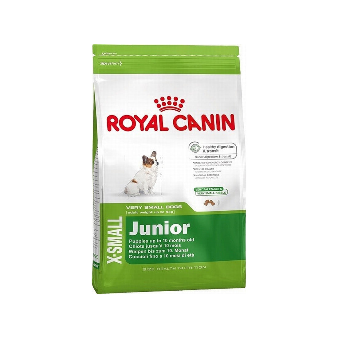 Royal Canin Puppy X-Small Ξηρά Τροφή για Κουτάβια Μικρόσωμων Φυλών με Καλαμπόκι / Πουλερικά / Ρύζι 1.5kg