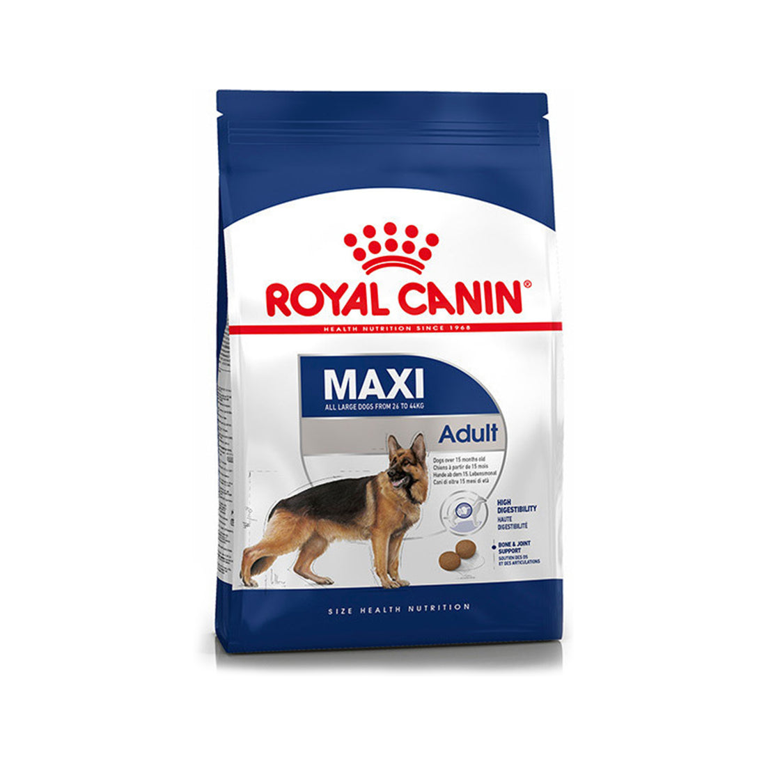 Royal Canin Maxi Adult Ξηρά Τροφή για Ενήλικους Σκύλους Μεγαλόσωμων Φυλών με Ρύζι / Πουλερικά / Καλαμπόκι 4kg