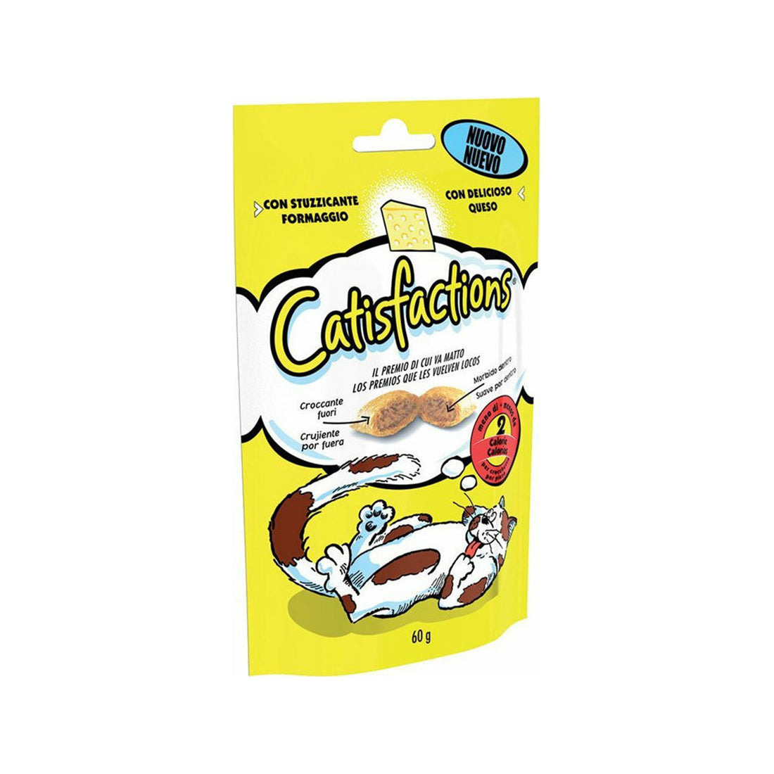 Catisfactions Σνακ Γάτας με Τυρί 60gr