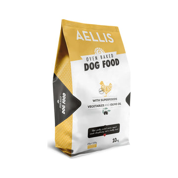 Aellis Oven Baked Ξηρά Τροφή για Ενήλικους Σκύλους με Κοτόπουλο 10kg