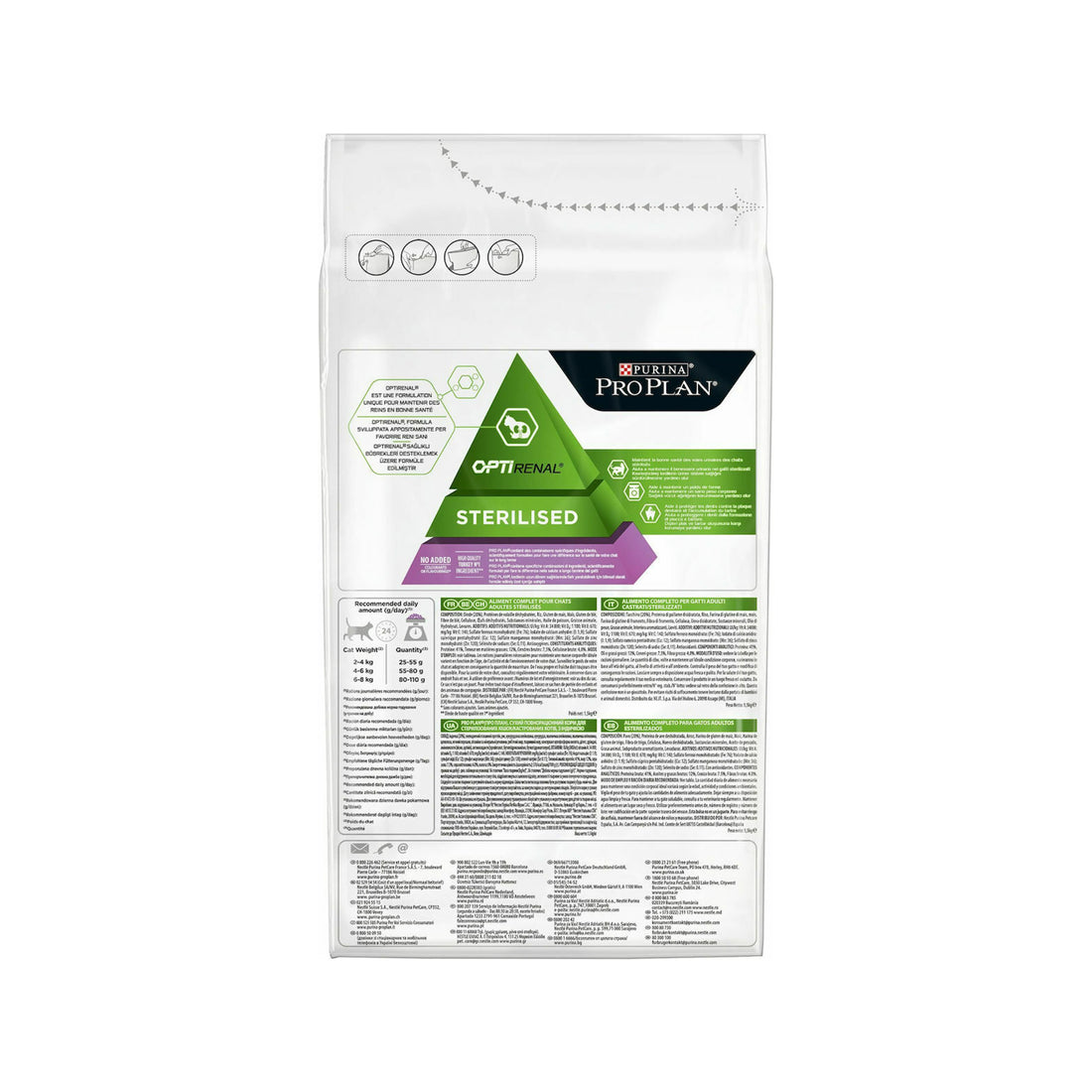 Purina Pro Plan Sterilised Optirenal Adult Ξηρά Τροφή για Ενήλικες Στειρωμένες Γάτες με Γαλοπούλα 1.5kg