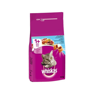 Whiskas 1+ Ξηρά Τροφή για Ενήλικες Γάτες με Τόνο 14kg