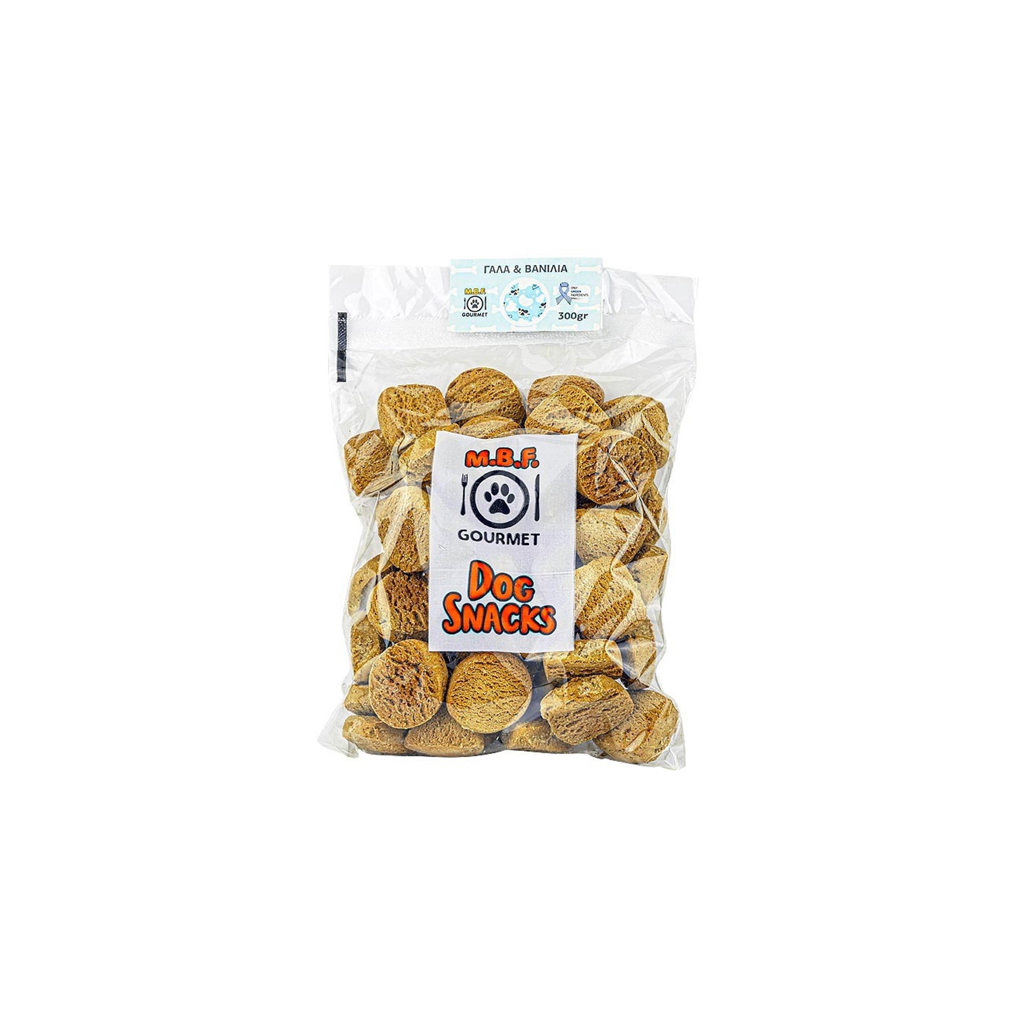 M.B.F. Gourmet Μπισκότο Εκπαίδευσης Σκύλου με Φυστικοβούτυρο 300gr