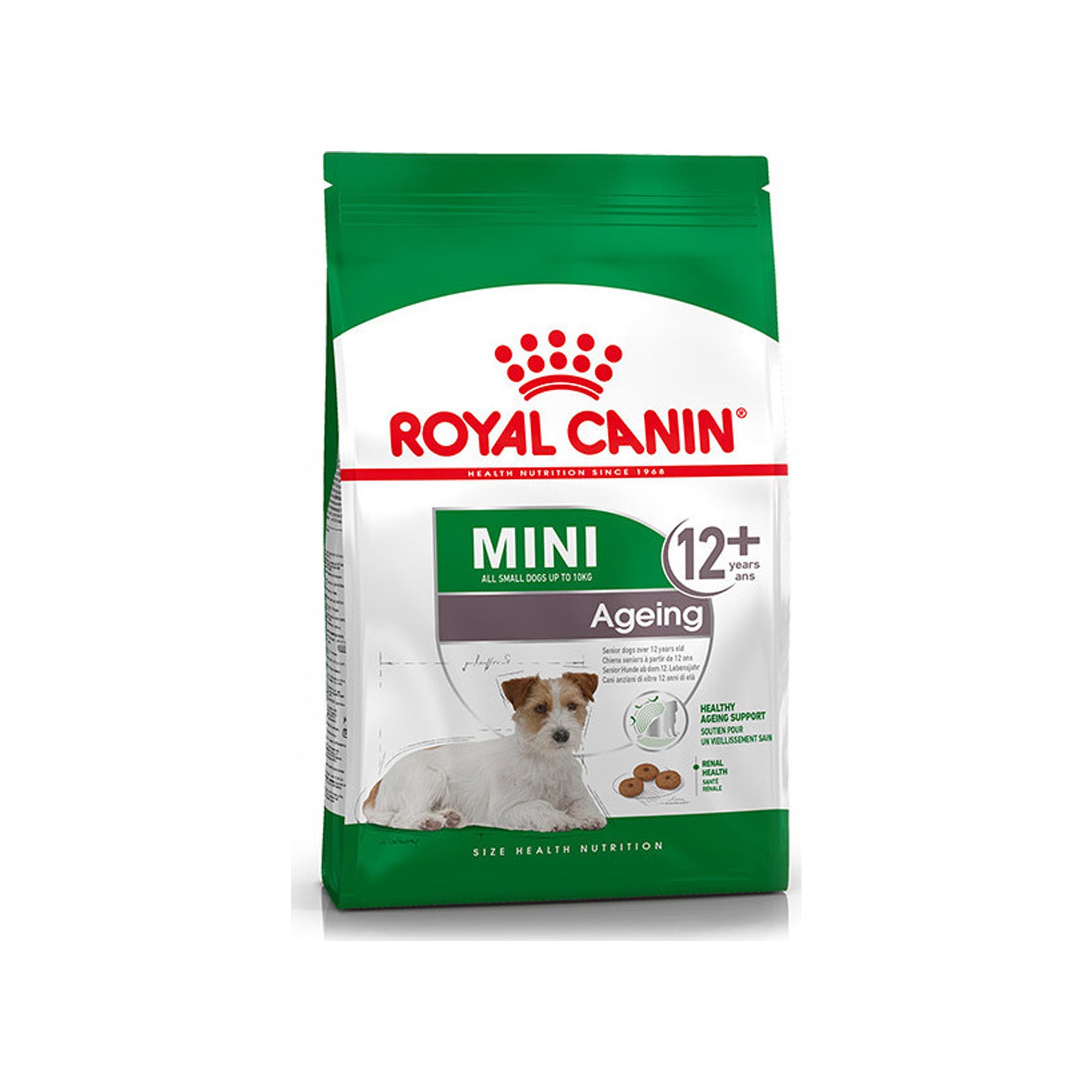Royal Canin Mini Ageing +12 1.5kg Ξηρά Τροφή για Ηλικιωμένους Σκύλους Μικρόσωμων Φυλών με Πουλερικά και Ρύζι