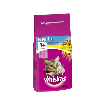 Whiskas Sterile 1+ Ξηρά Τροφή για Ενήλικες Στειρωμένες Γάτες με Κοτόπουλο 14kg