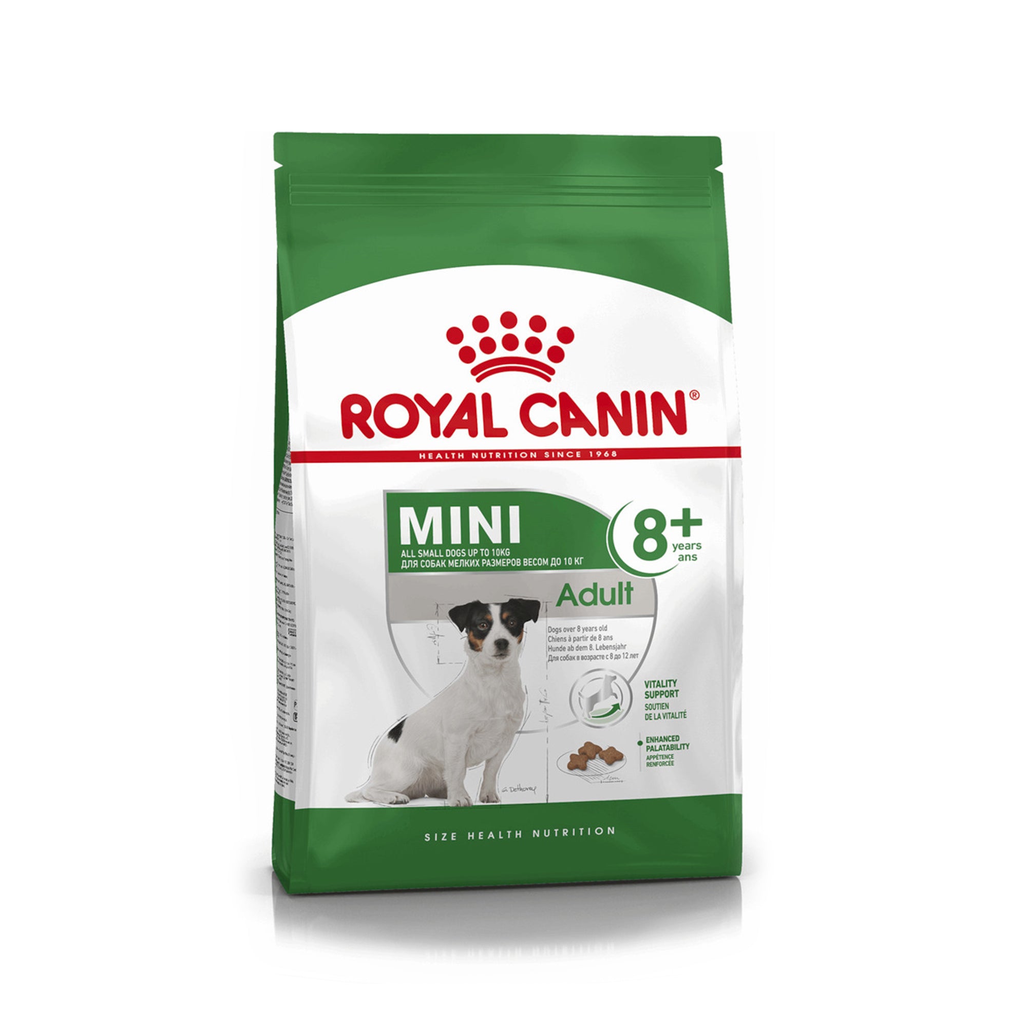 Royal Canin Mini Adult 8+ Ξηρά Τροφή για Ενήλικους Σκύλους Μικρόσωμων Φυλών με Πουλερικά / Ρύζι / Καλαμπόκι 2kg