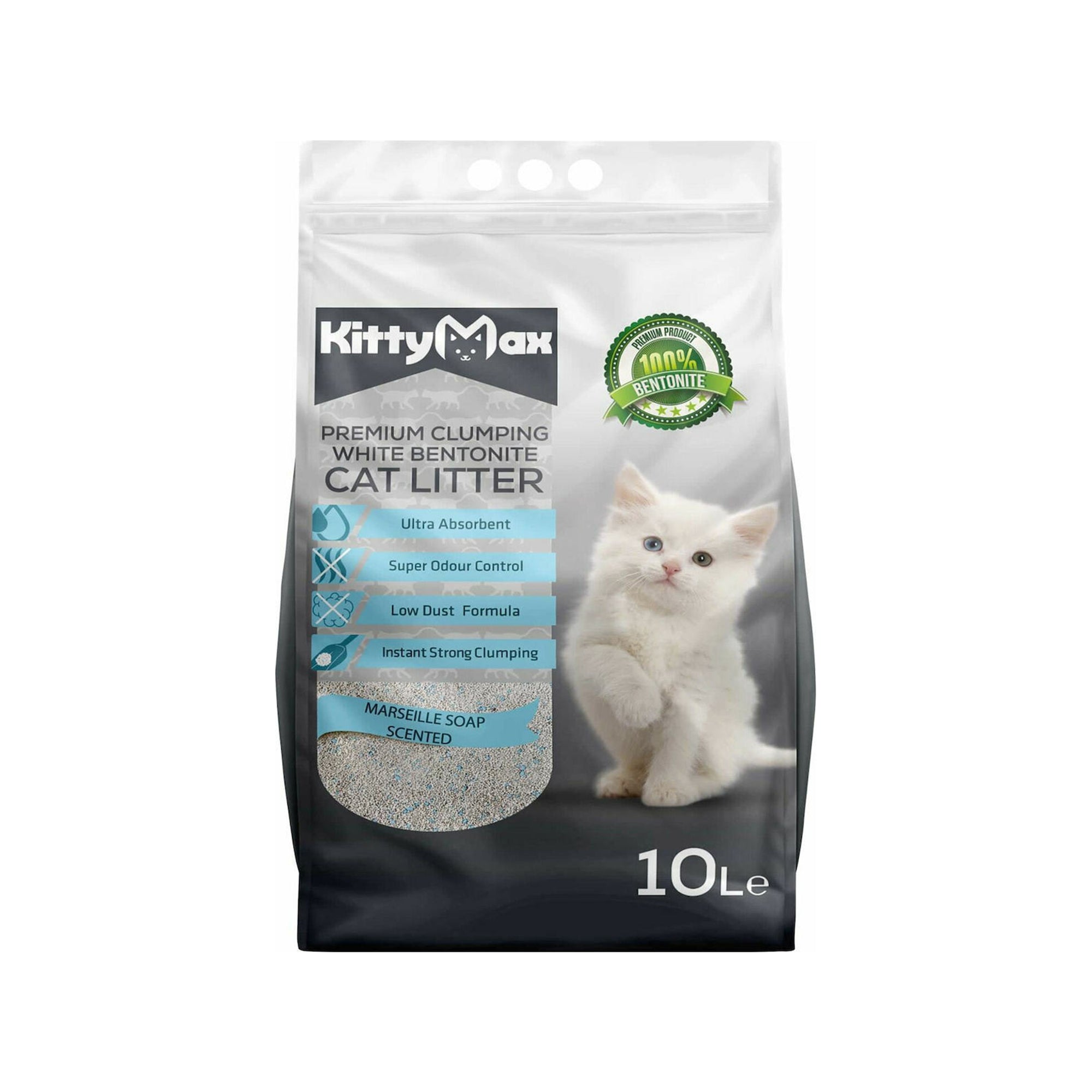 Bentysandy Kitty Max Άμμος Γάτας Marseille Soap Clumping 5lt