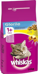 [2005545] Whiskas Sterilised με Κοτόπουλο 14kg
