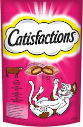 [2077195] Catisfactions Σνακ Γάτας με Μοσχάρι 60gr