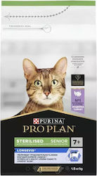 [2118608] Purina Longevis Sterilised Adult 7+ με Γαλοπούλα 1.5kg