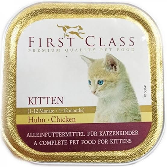 First Class Kitten Terrine Κοτόπουλο 100gr × 34τεμ