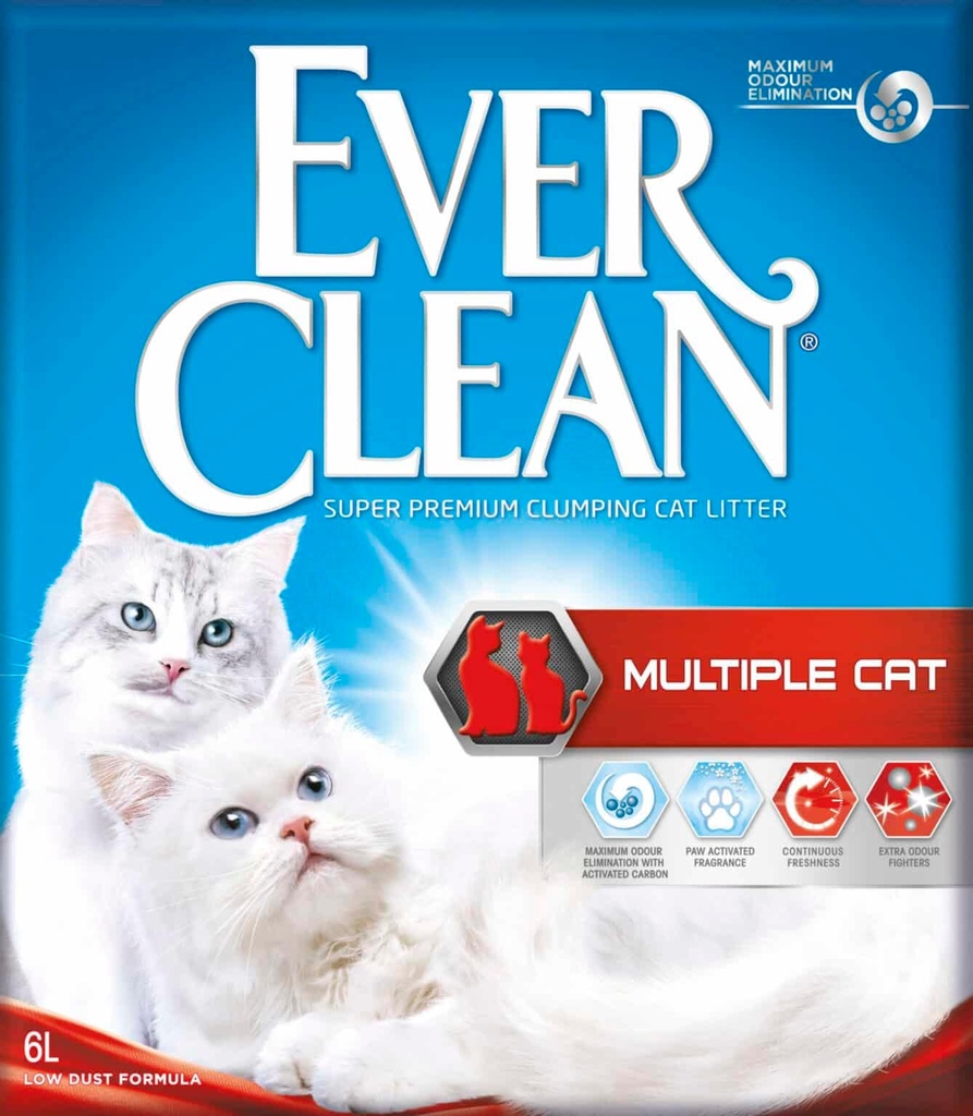 Ever Clean Multiple Cat Άμμος Γάτας Clumping 6lt