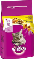 [3819603] Whiskas 1+ Chicken Ξηρά Τροφή για Ενήλικες Γάτες με Κοτόπουλο 14kg
