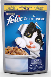 [3819683] Purina Felix Le Chiottonerie Κοτόπουλο σε Ζελέ 85gr