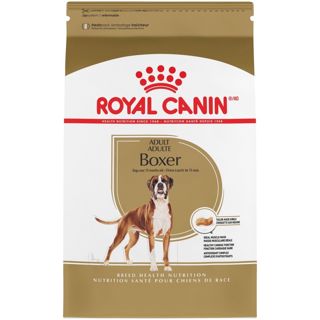 Royal Canin Adult Boxer 12kg Ξηρά Τροφή για Ενήλικους Σκύλους Μεσαίων Φυλών με Πουλερικά / Ρύζι