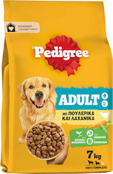 [5887196] Pedigree 7kg Ξηρά Τροφή για Ενήλικους Σκύλους με Πουλερικά και Λαχανικά