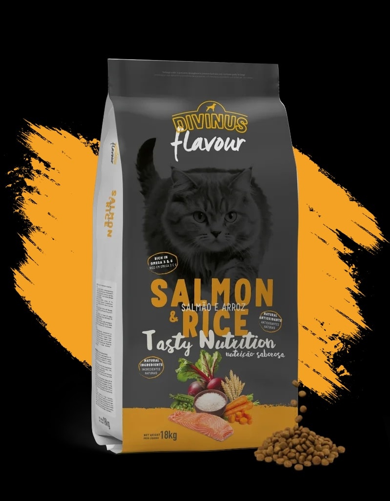Divinus Flavour Cat Salmon and rice 18kg