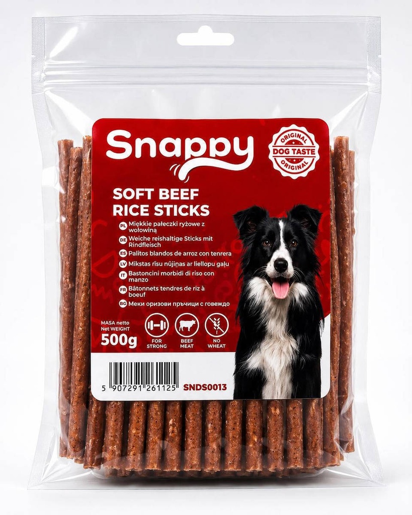 [8242662] SNAPPY Beef Rice Stick's 500gr