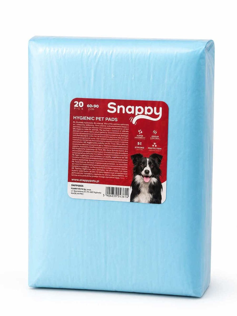 [8261276] SNAPPY Hygienic Pet Pads 60×90 cm  20ΤΕΜ