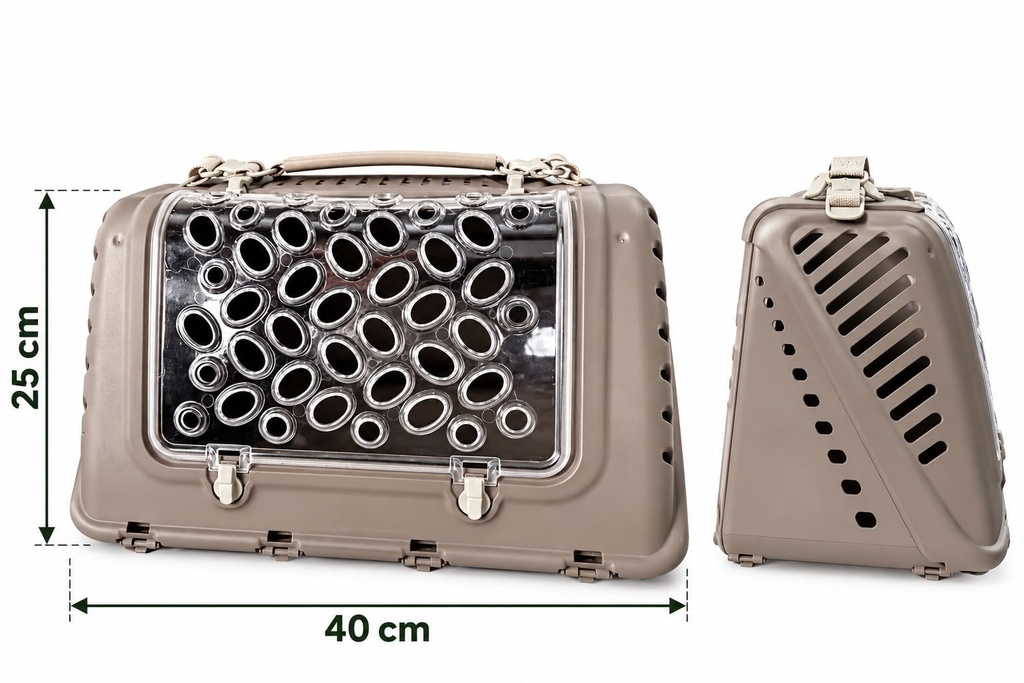 Τσάντα Μεταφοράς Γάτας Πλαστική 44.5×26.5×28cm up to 5kg