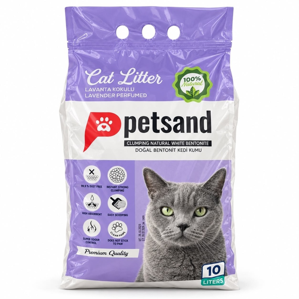 PetSand Άμμο Υγιεινής με Λεβάντα 10L