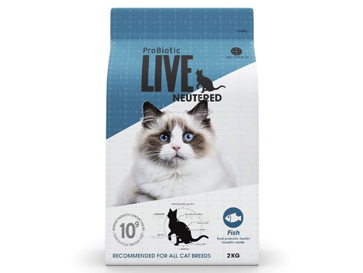 ProBiotic Live Neutered · Ψάρι 2kg
